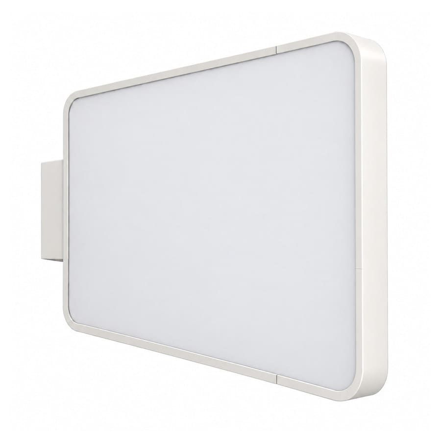 Otra vista de Banderola luminosa LED cantos redondeados