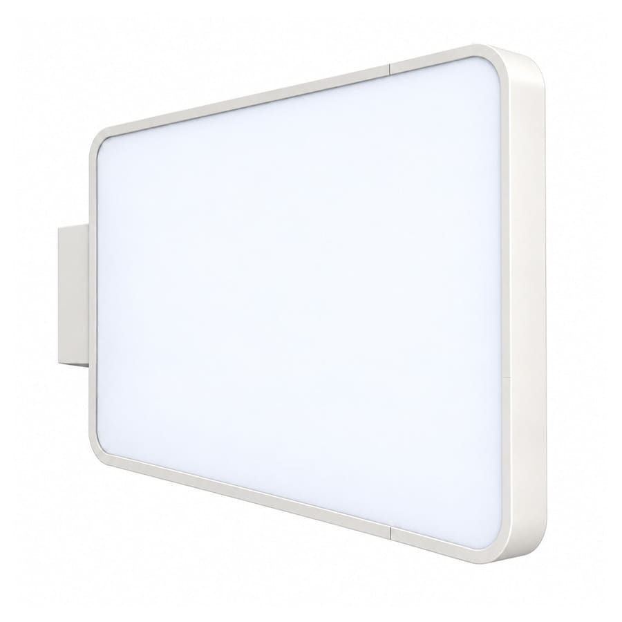 Otra vista de Banderola luminosa LED cantos redondeados