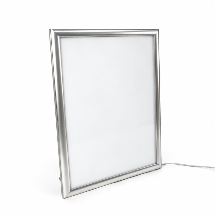 Otra vista de Marco luminoso abatible LED, pack 2